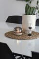 LED-ljus m/glasdekor Beige Konstsmide